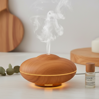 New UFO Raindrop Humidifier Water Drop Air Humidifier USB Aromatherapy Essential Oils Aroma Air Diffuser Household Mist Maker Home Decor